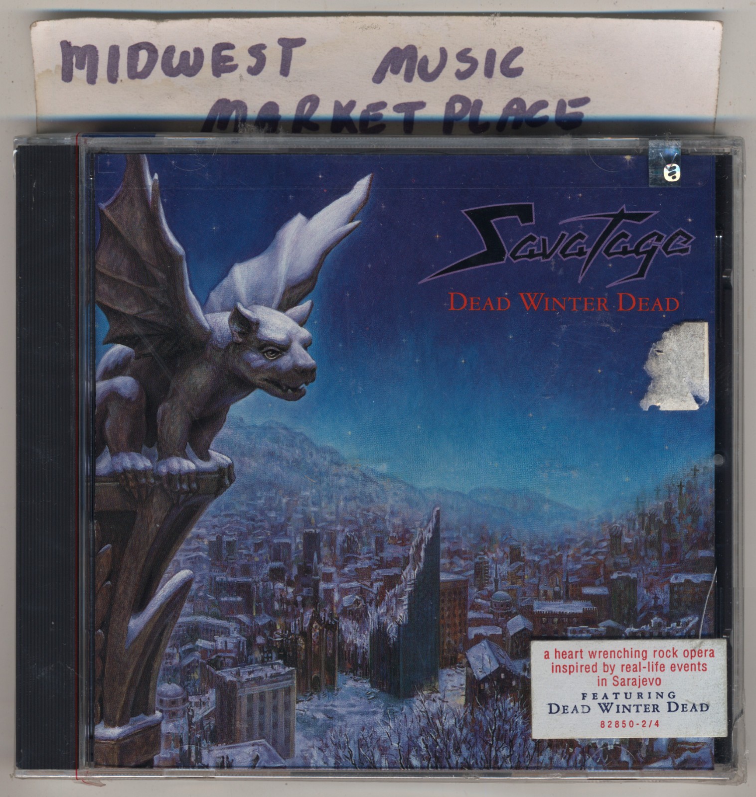 Savatage - Dead Winter Dead - Brand New MINT Sealed CD w Hype Sticker - Sarajevo
