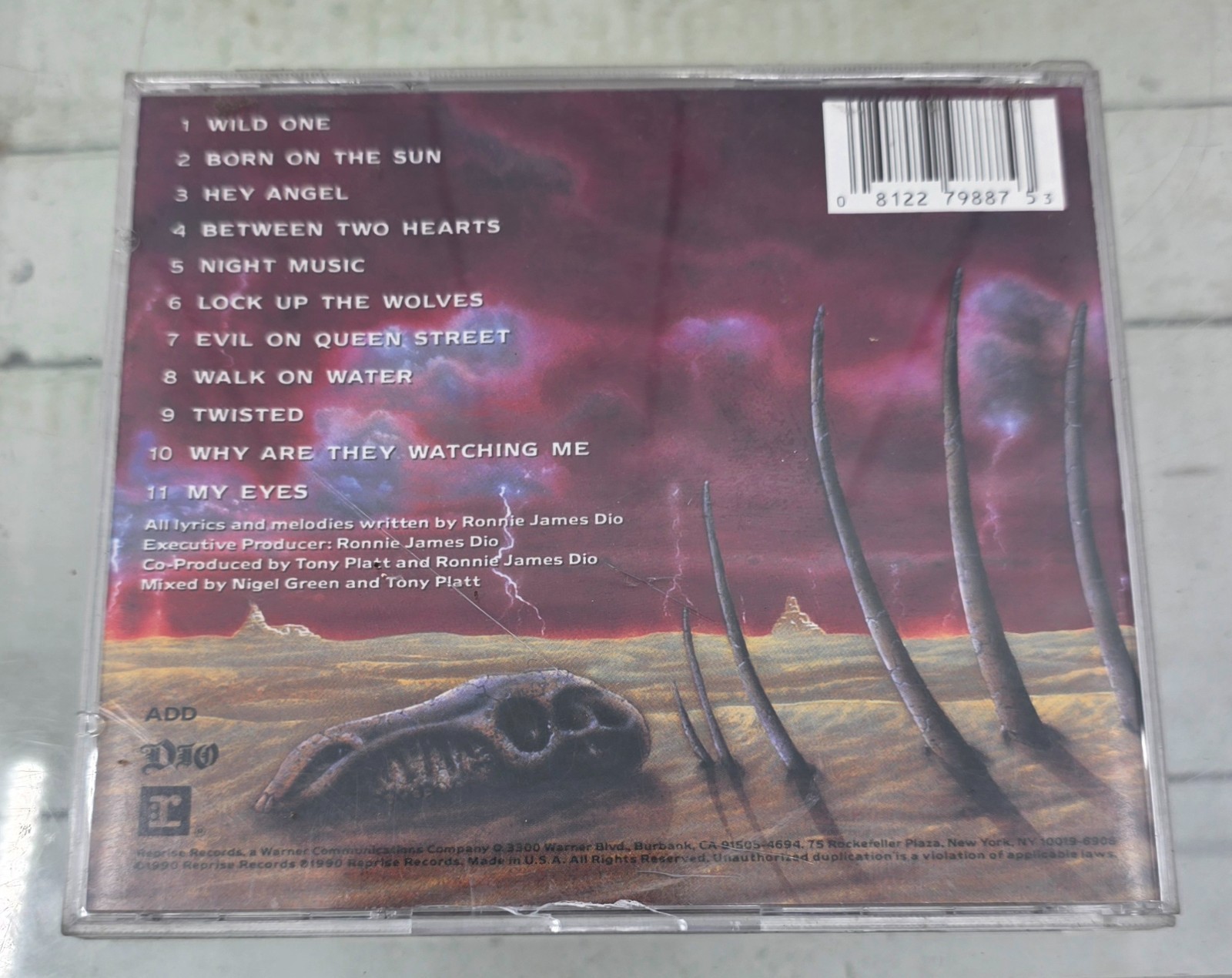 Vintage Dio Lock Up The Wolves Audio CD Rhino Flashback Remaster Rock Album
