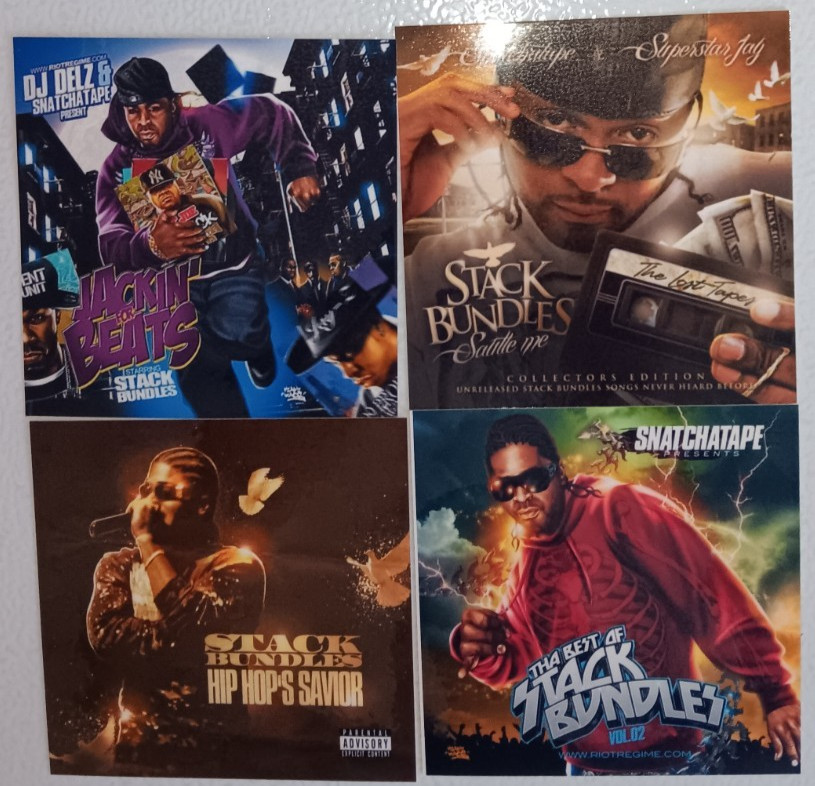 8 CD Lot Rap/Hip-Hop, Stack Bundles