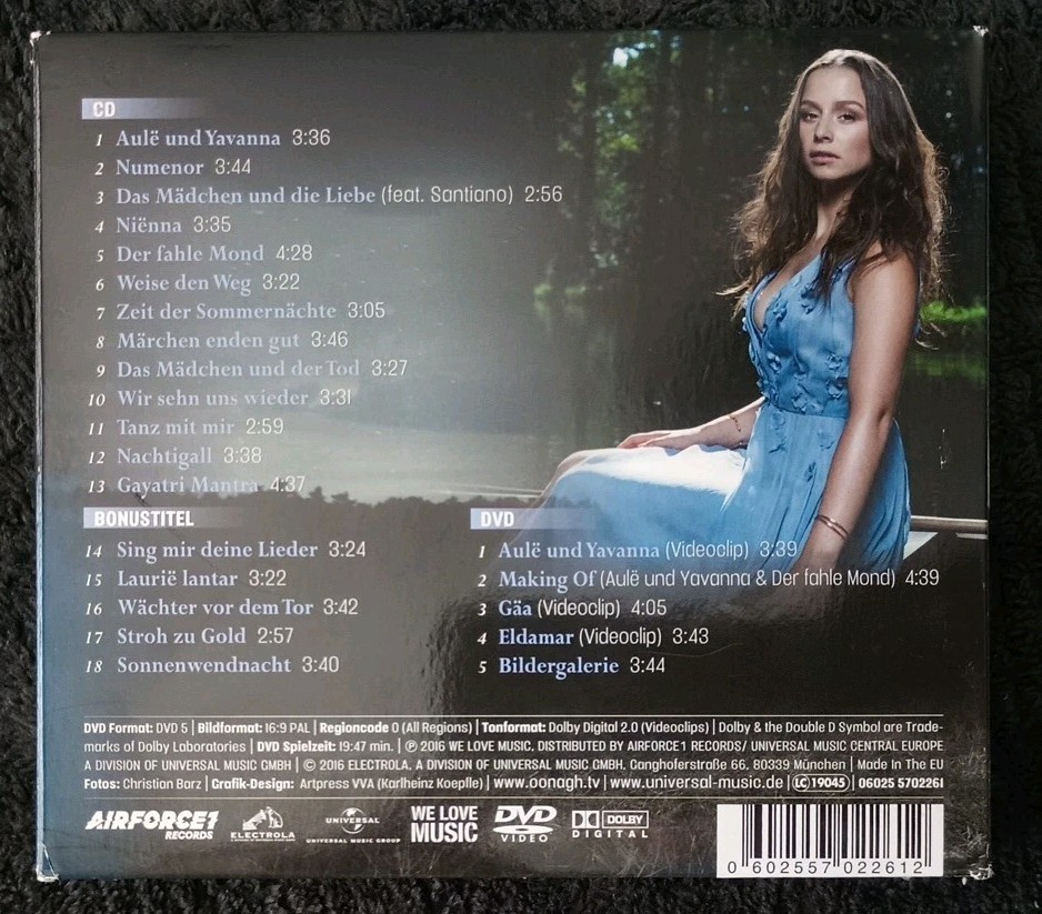Oonagh CD / DVD Maerchen Enden Gut: Deluxe Edition 2016 SANTIANO Bonus Tracks