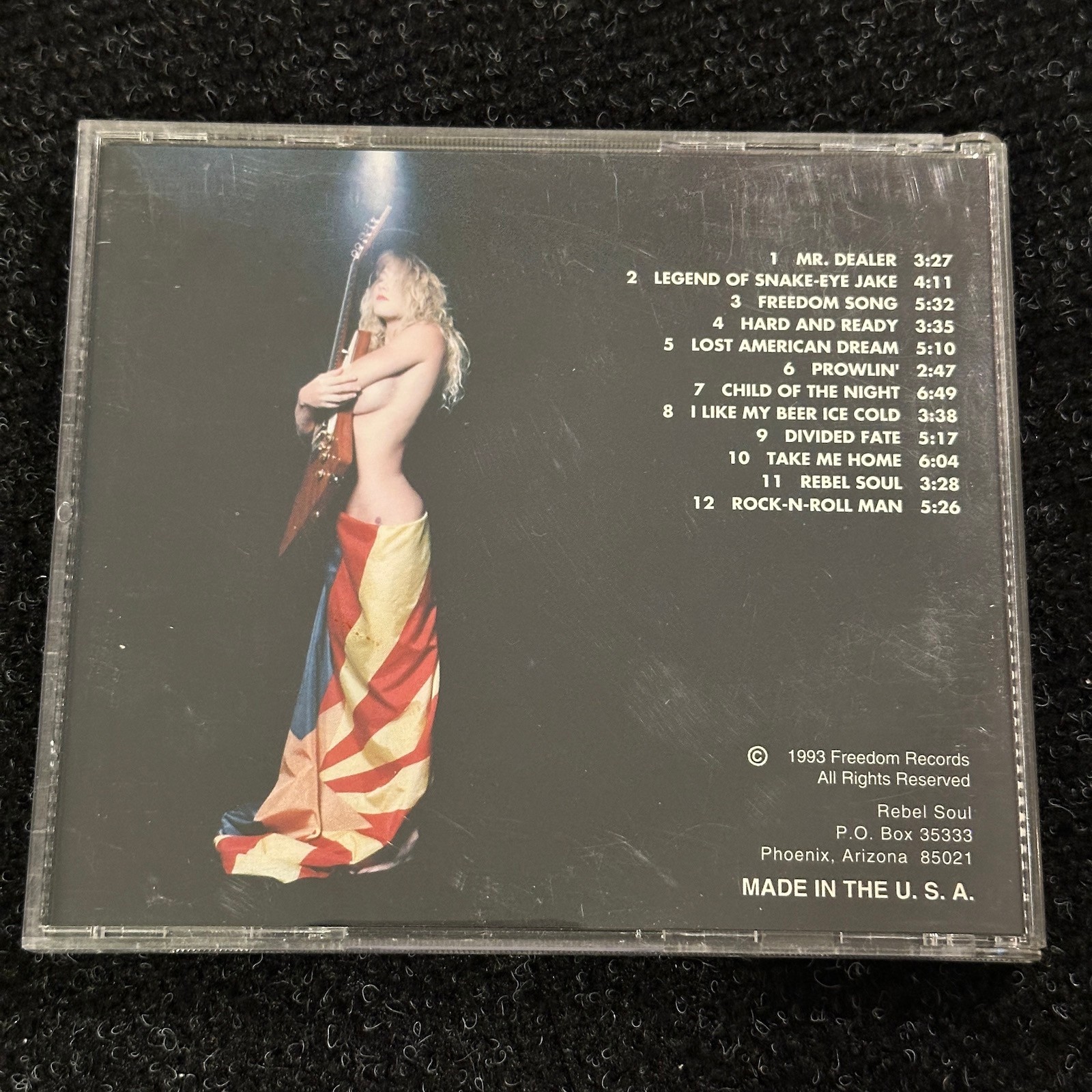 Rebel Soul self-titled CD 1993 Private Arizona Hard Rock Southern Rock