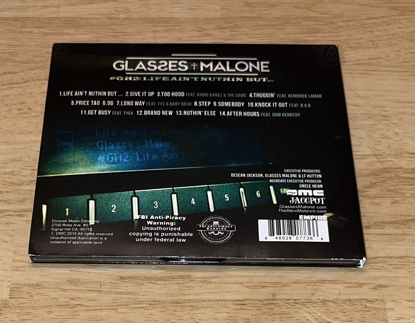 Glasses Malone - Glass House 2 Life Ain't Nuthin' But… - CD 2015 - Rap