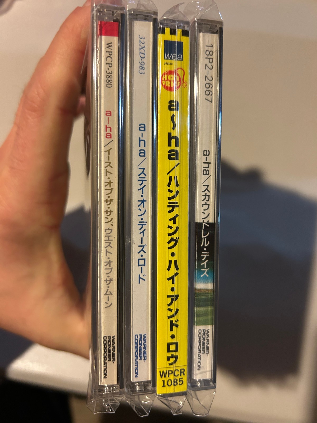 A-ha CD LOT SET JAPAN EDITIONS Hunting high low east west stay roads scoundral