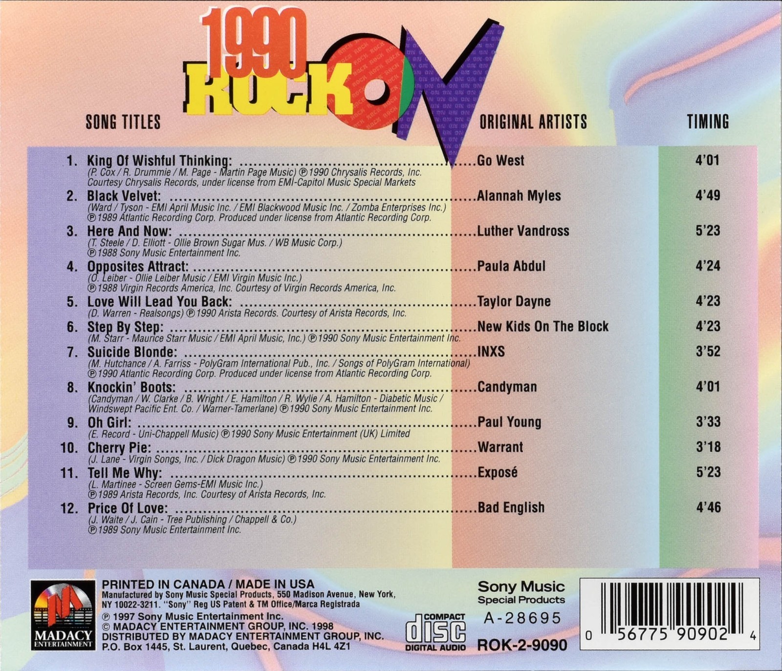 4 CD Lot 80s 90s Compilation Various Only Rock On 1990 95 Only 985-1989 Red Hot
