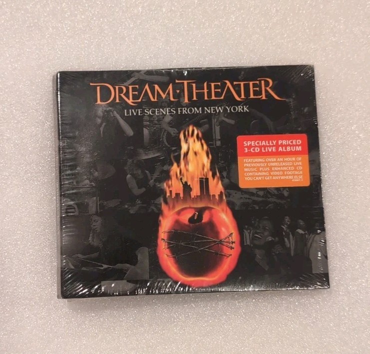 New 3CD! Dream Theater-Live Scenes From New York (2001) Original Cover Art, RARE