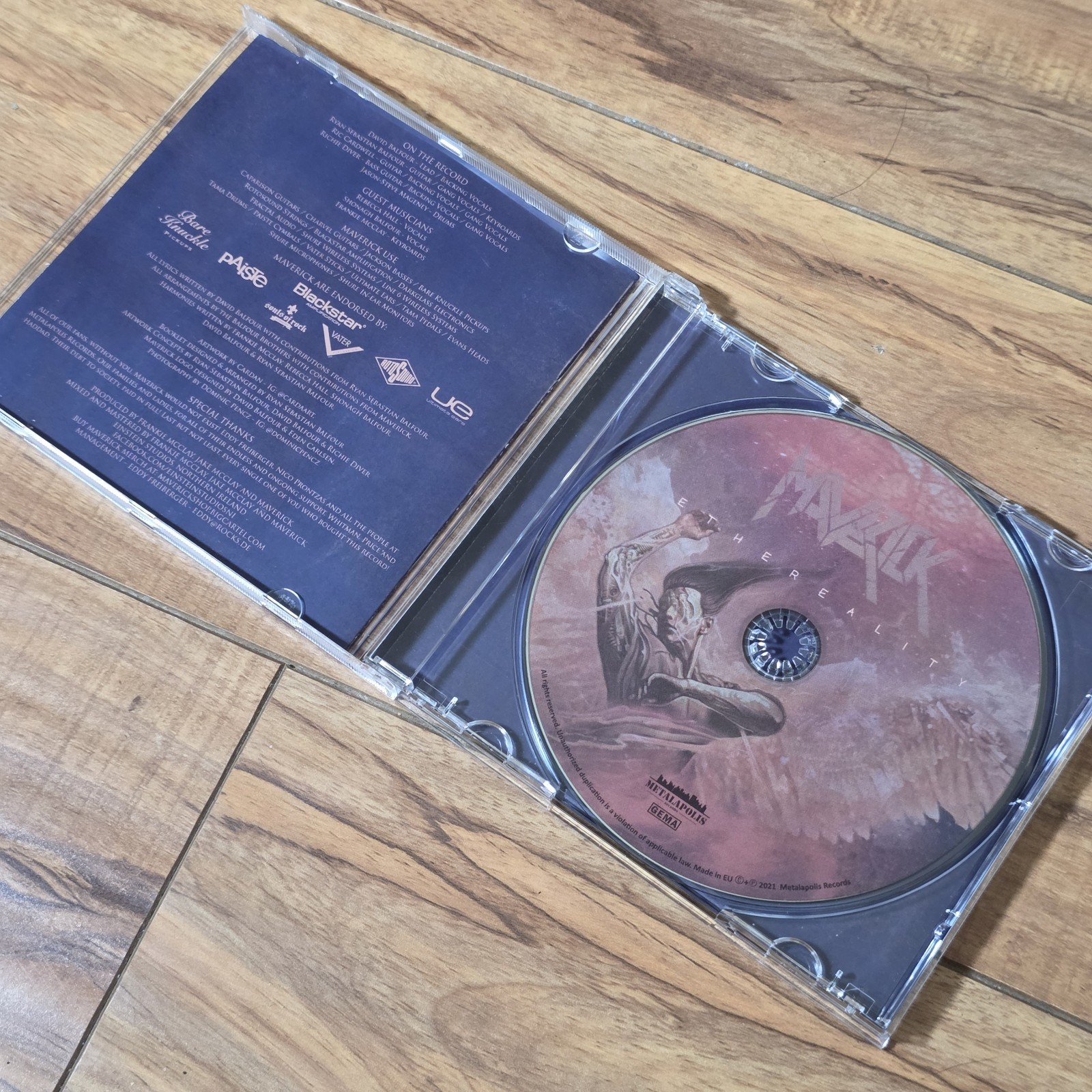 Maverick - Ethereality CD Album 2021 Heavy Metal German Rare HTF