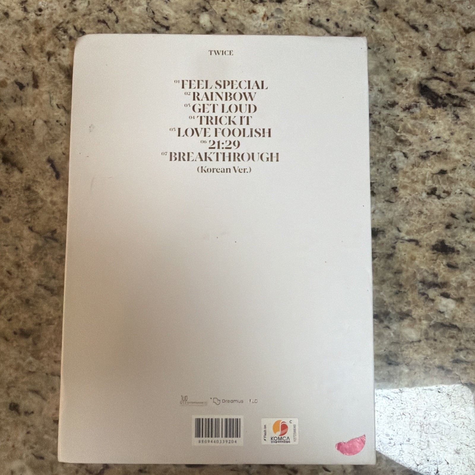 Twice 8th Mini Album Feel Special Album A Ver (White) Book + CD Only