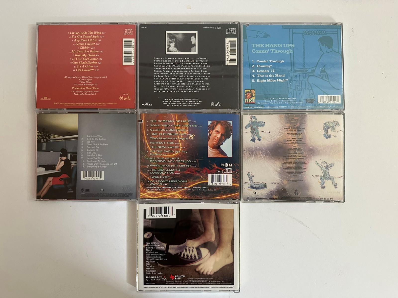 Lot 7 POWER POP CDs Let’s Active, Gallygows, Chris Stamey, Hang Ups, Marty Jones