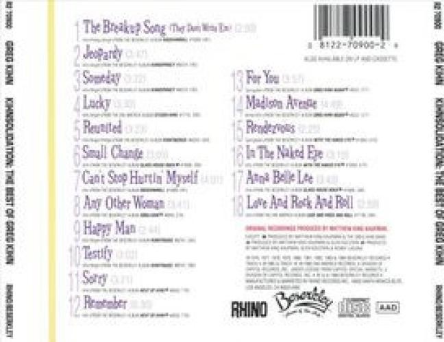 Greg Kihn - KihnSolidation:The Best Of Greg Kihn (CD) (Near Mint (NM or M-))