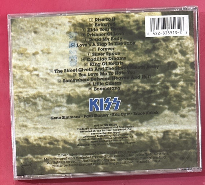 Kiss - Hot In The Shade CD (1989) USA Import NEW SEALED EB61