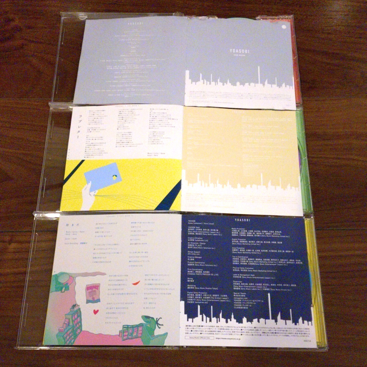 YOASOBI THE BOOK I II III Set of 3 CD Album Limited Edition J-pop Used