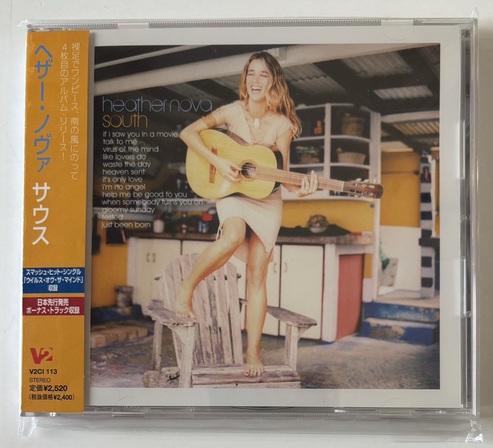 * HEATHER NOVA * SOUTH (2001) * Japan * CD * obi * VIRUS OF THE MIND *