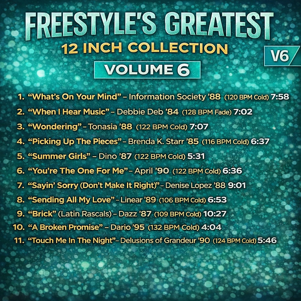 Freestyle Hard to Find 12" Versions - Over 130 Unedited Original Tracks for DJ's