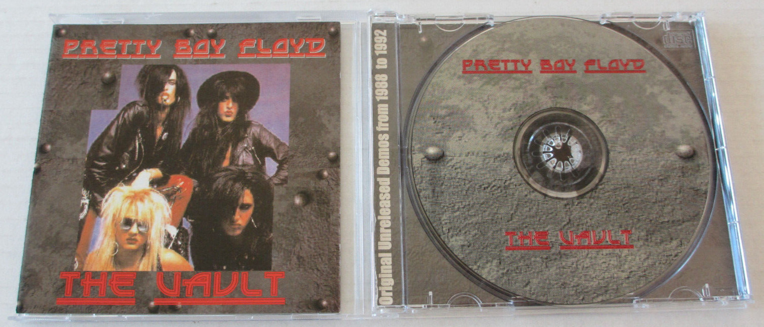 PRETTY BOY FLOYD- THE VAULT CD 2002 80'S HAIR METAL GLAM POISON VAIN SUPER RARE!