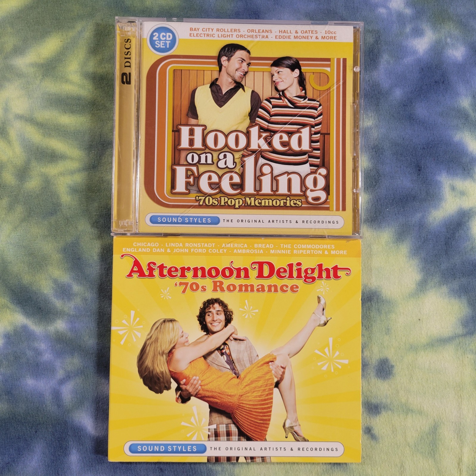 1970s Compilation CDs Lot Of 2 Hooked On A Feeling & Afternoon Delight 70s Music