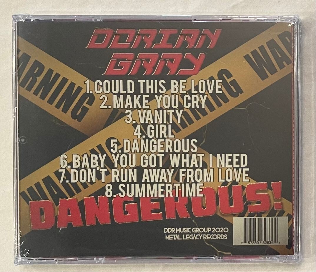 Dorian Gray -Dangerous + 1 Bonus (2020 Release) 80's Style Hair/Glam Warrant XYZ