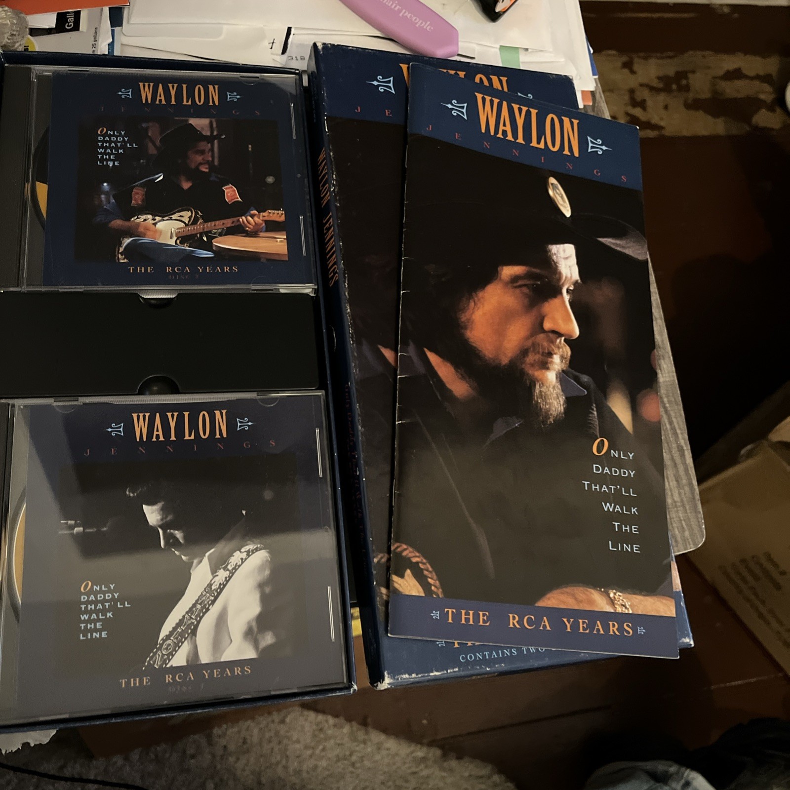 WAYLON JENNINGS The RCA Years 2 CD Box Set Country Music Only Daddy That'll
