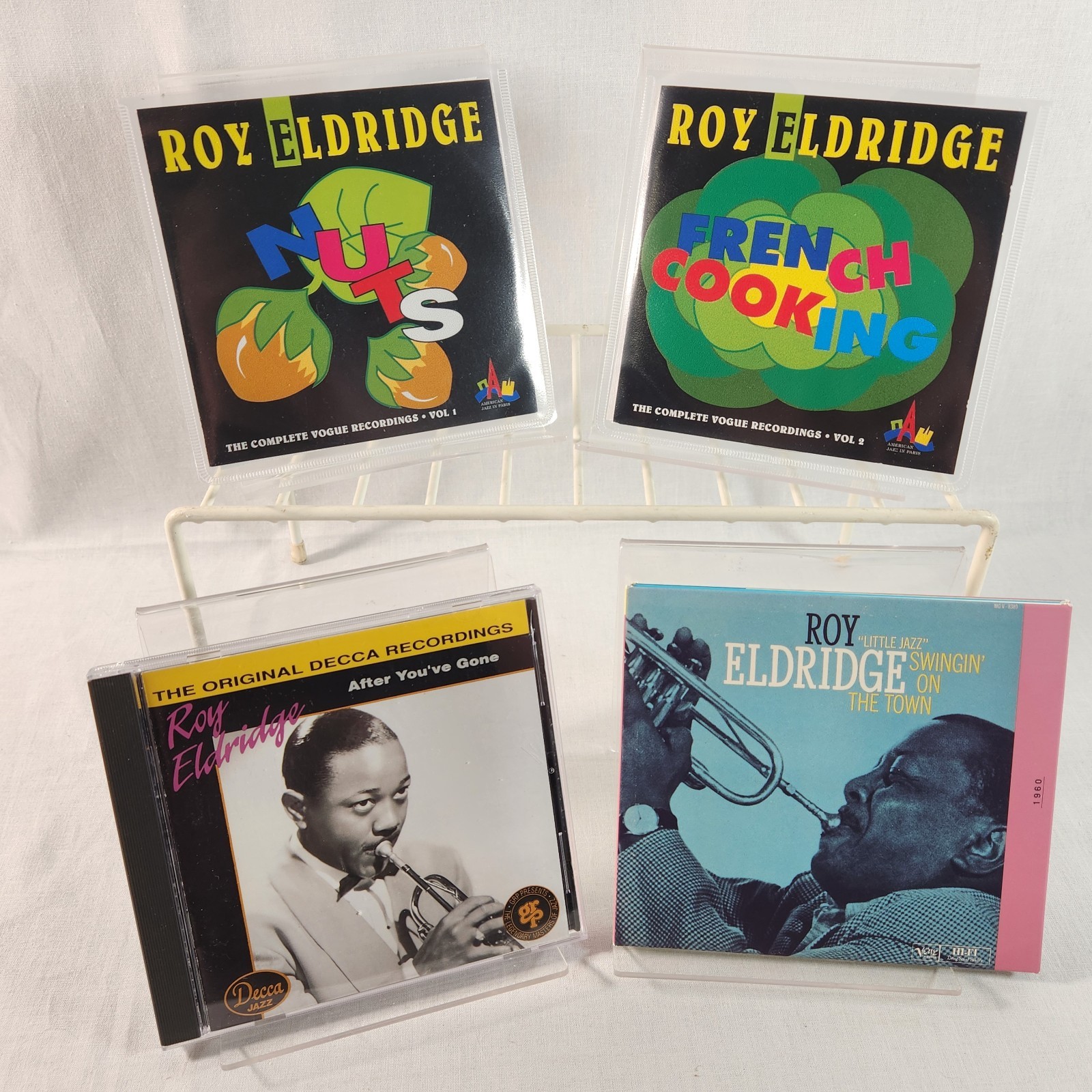 Roy Eldridge 4 CD LOT 1950s - 1960s Trumpet Jazz Bop Swing Fast Ship