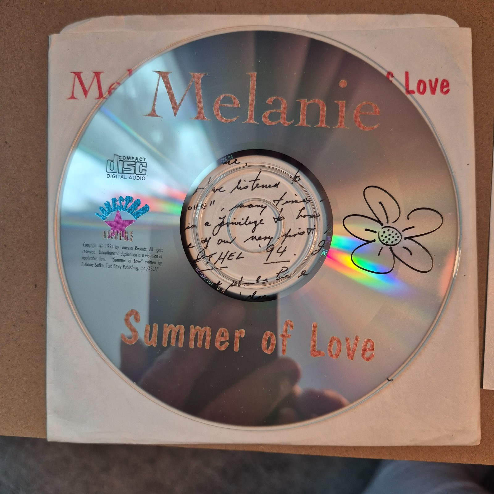 Melanie "Summer Of Love" DJ CD 1994 Lonestar PROMO 8 Tracks HTF Rare NM
