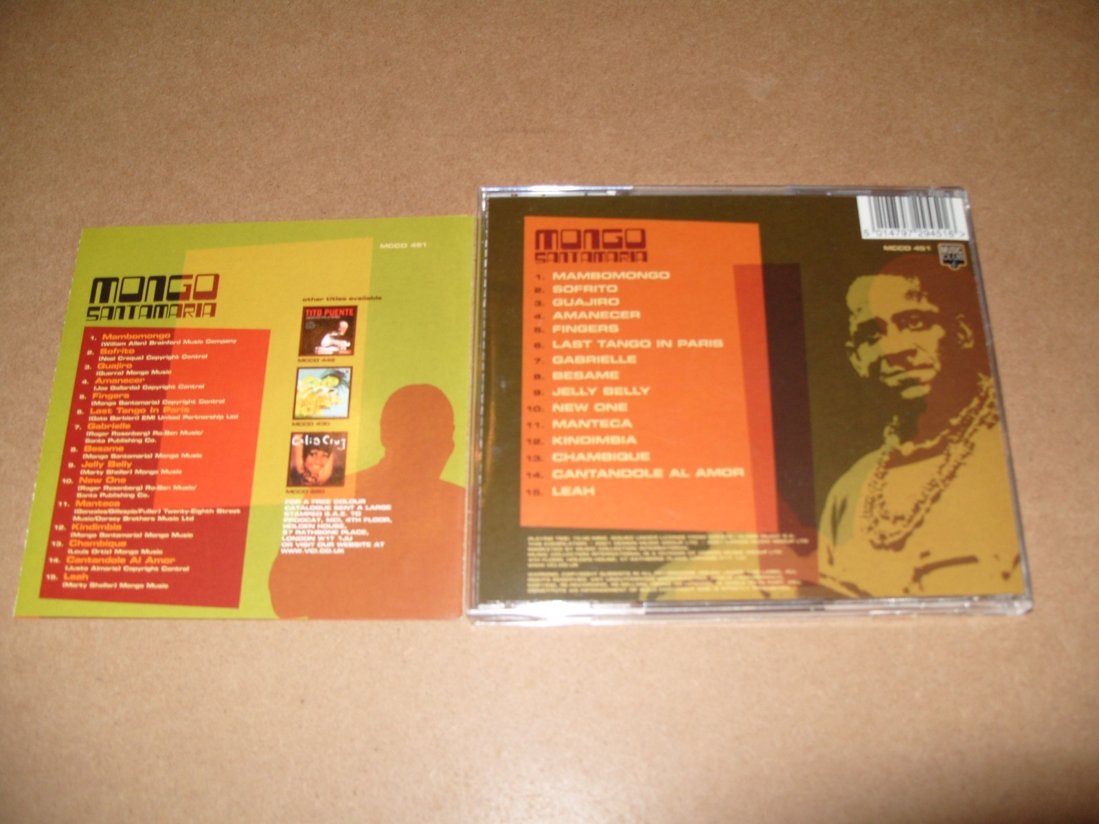 Mongo Santamaria - Best of the Fania Years (2001) CD + INLAYS EXCELLENT + (C29)
