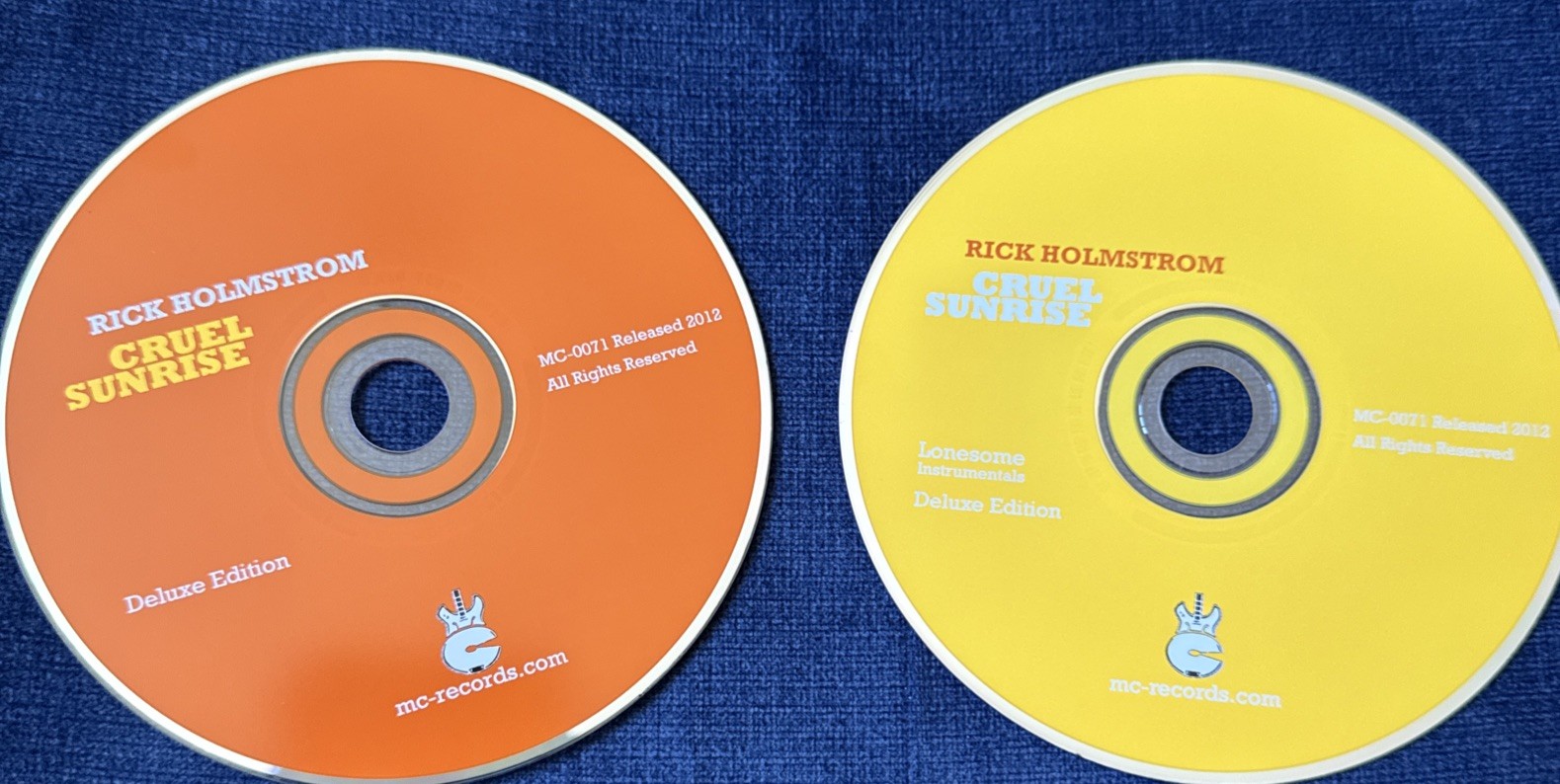 Rick Holmstrom Cruel Sunrise (CD) Deluxe Edition Signed