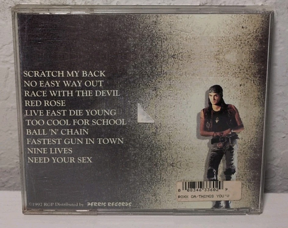 Roxx Gang Things You've Never Done Before 1997 Rare Remastered Perris Records CD