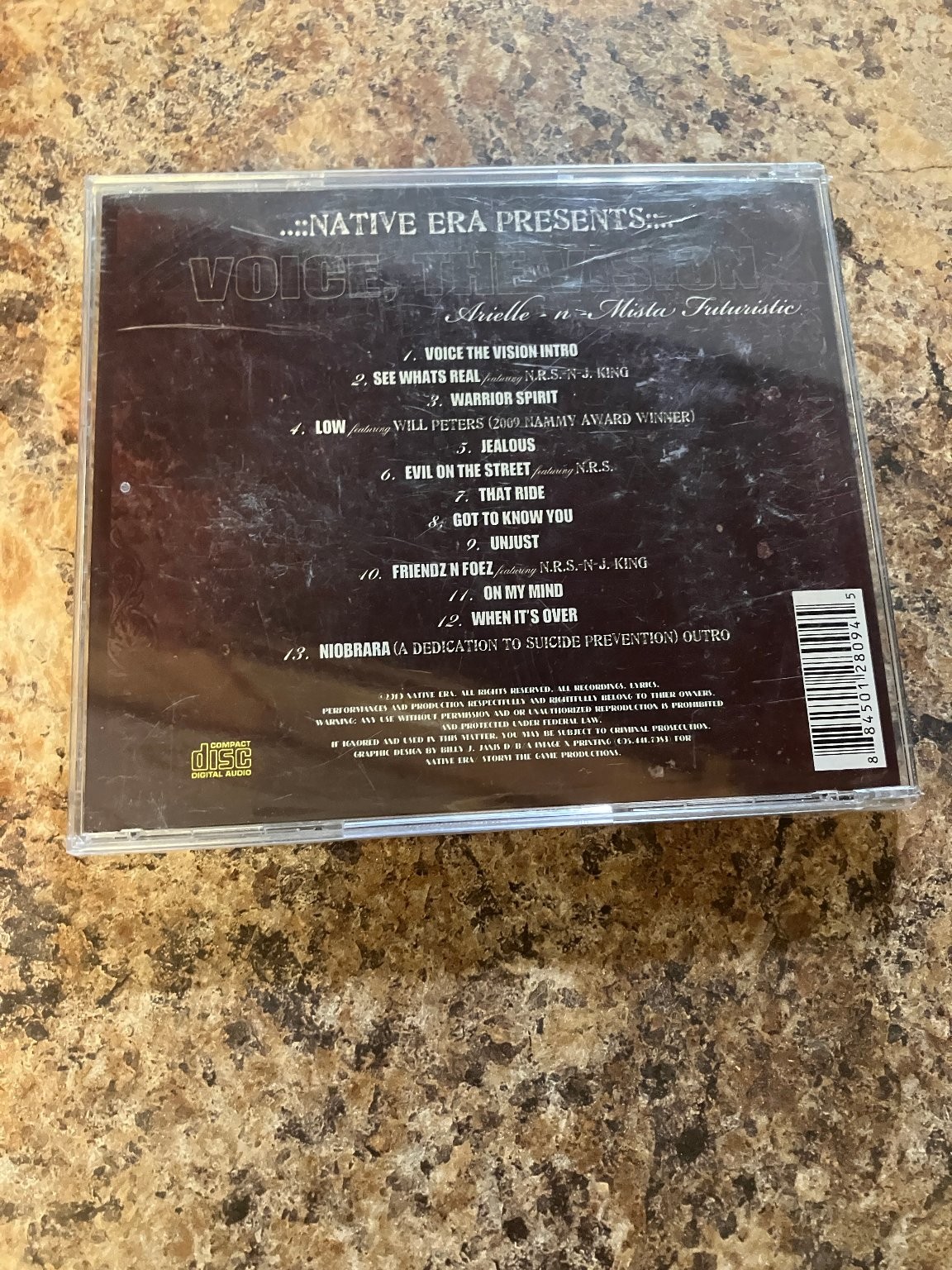 Ariell-n-Mista Futuristic - Voice, The Vision CD 2010 Native Era Hip Hop