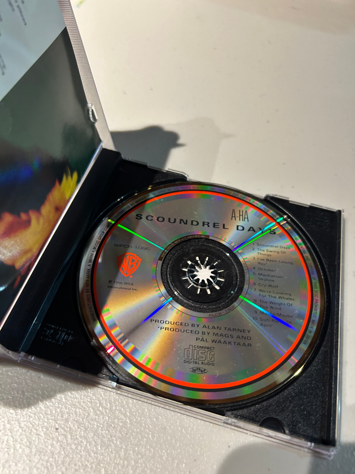 a-ha -Scoundrel Days JAPAN EDITION RELEASE Rare Vintage CD WPCR-1086
