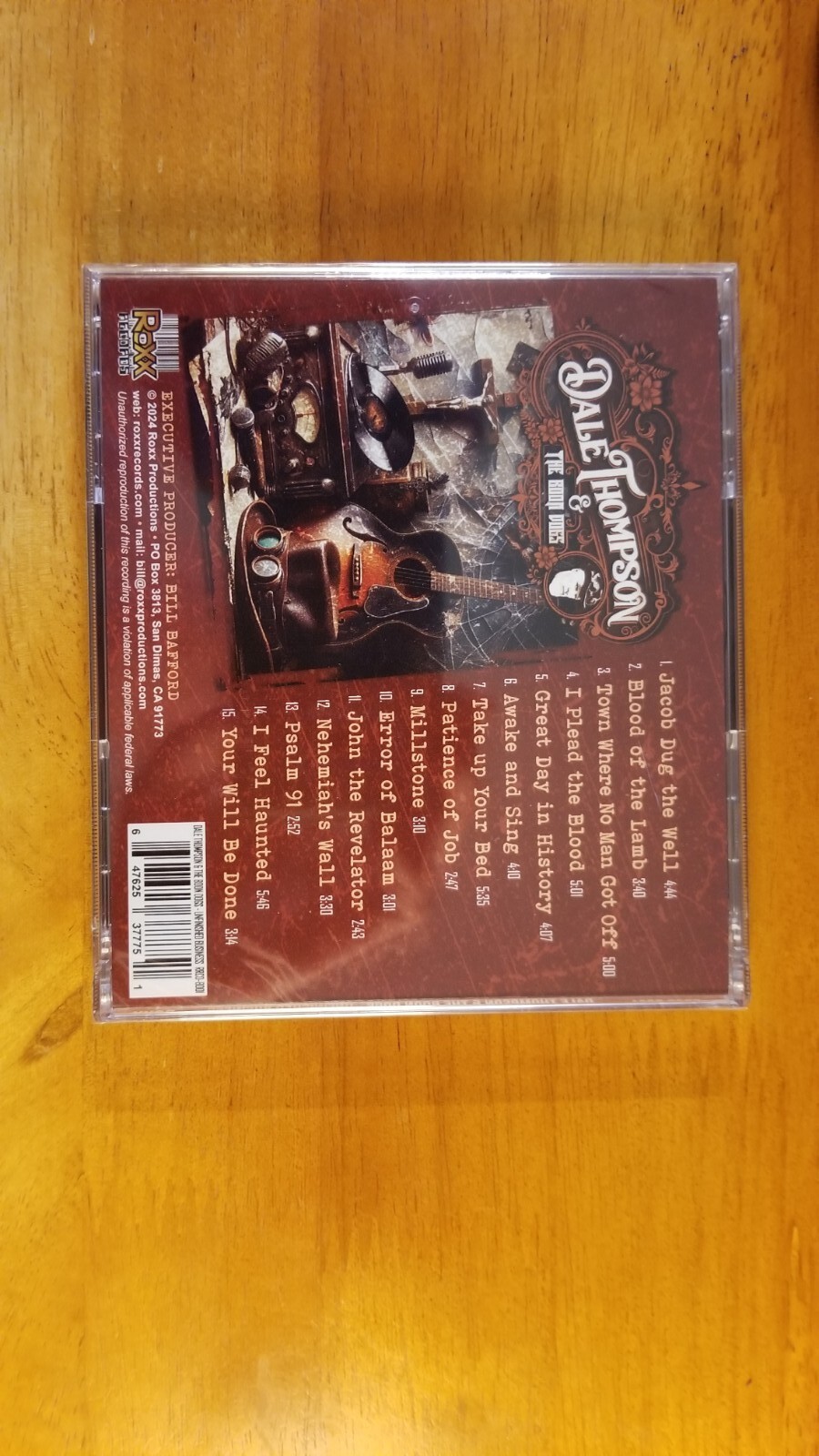 Dale Thompson and the Boon Dogs-Unfinished Business 2024.