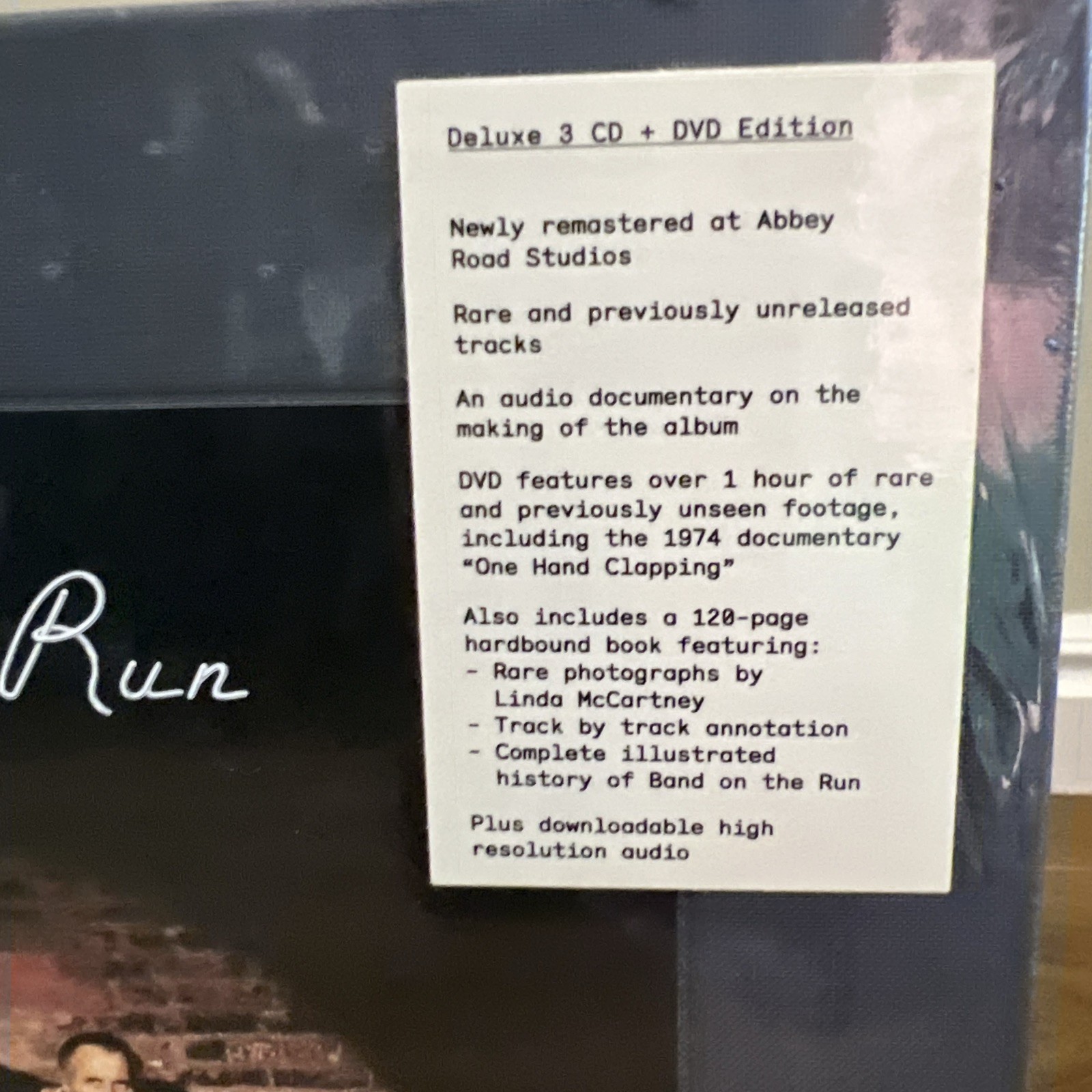Paul McCartney Wings "Band On The Run" Archive Collection Deluxe Box Sealed Numb