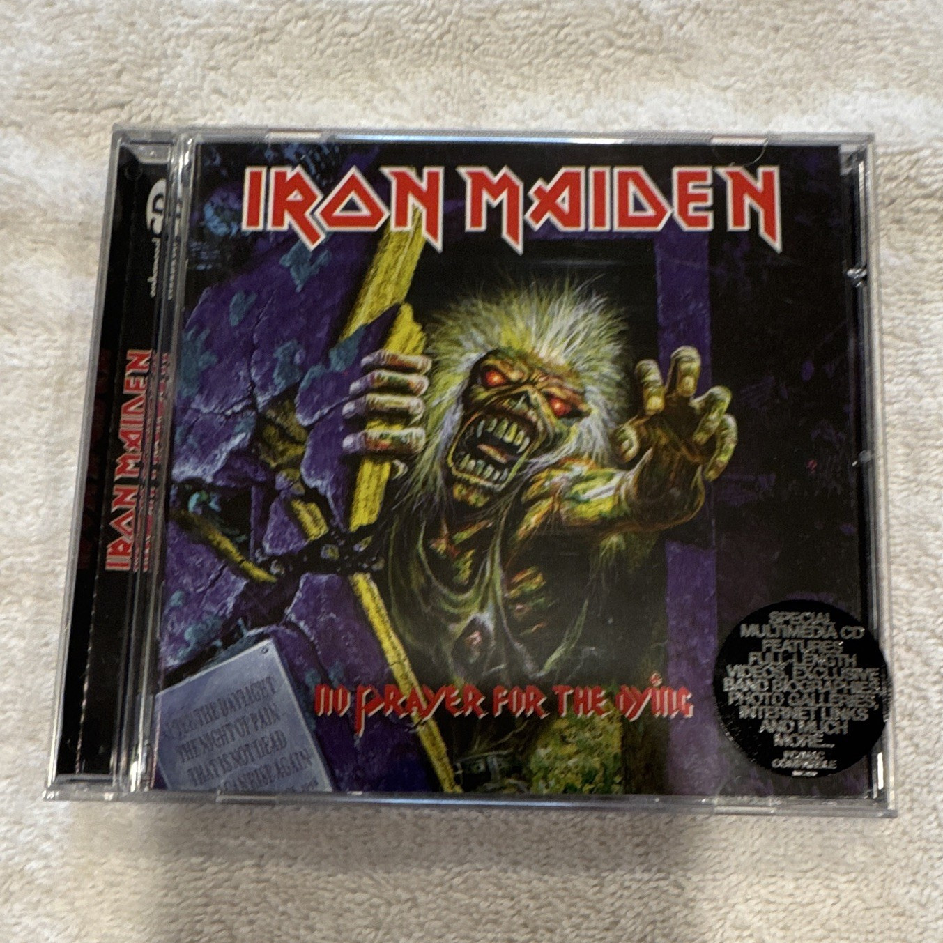 Iron Maiden - No Prayer for the Dying Enhanced CD (1990) Rock, RAW CD 135