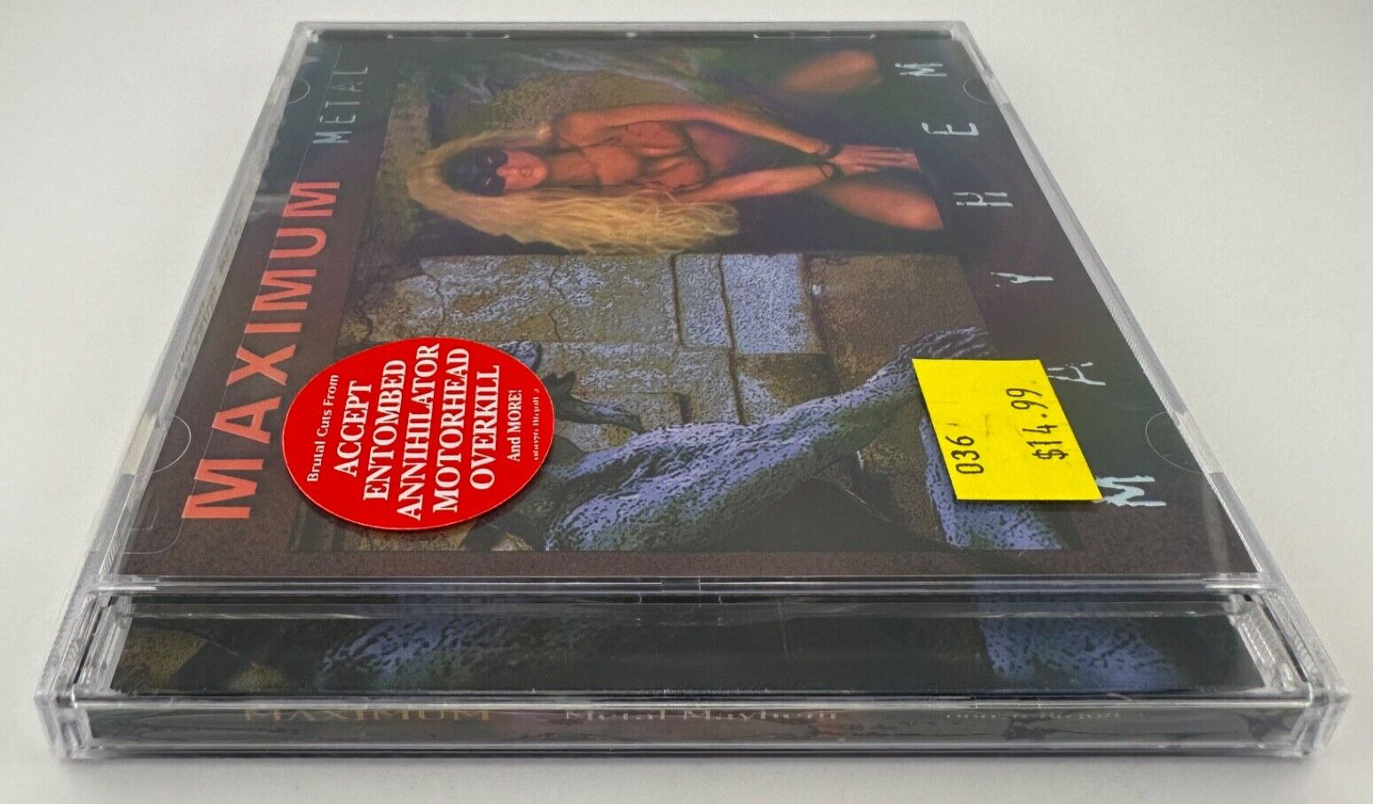 Maximum Metal Mayhem by Motorhead, Overkill, Entombed, etc [RARE NEW CD + Hype!]