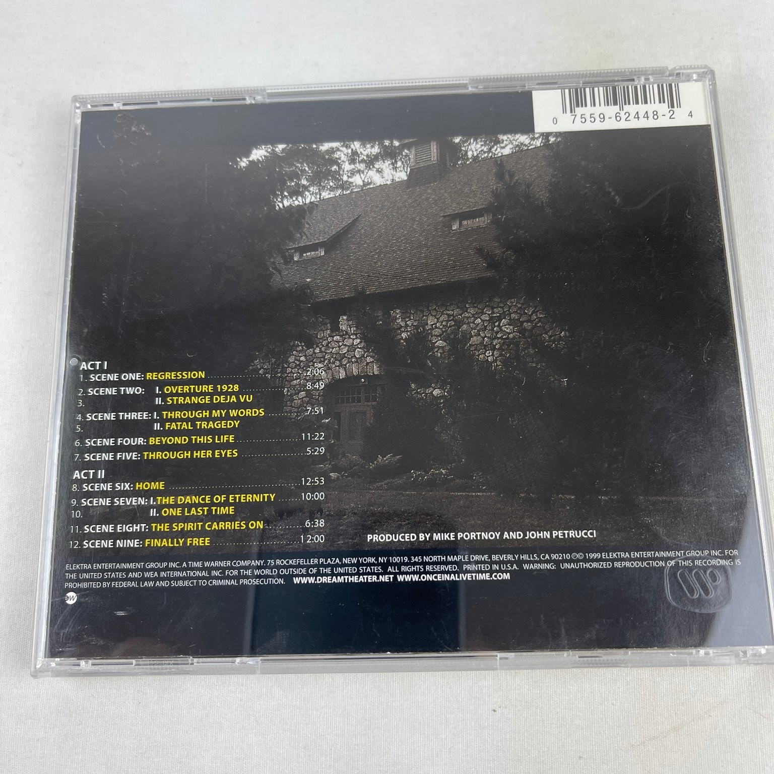 Dream Theater – Metropolis Pt. 2 CD 1999 Prog Metal Elektra