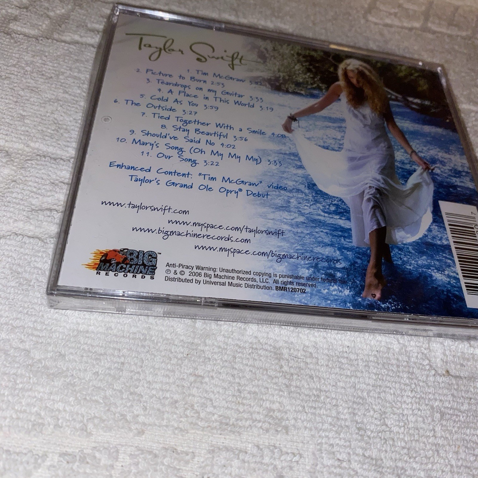 Taylor Swift Self Titled CD- SEALED With Crack