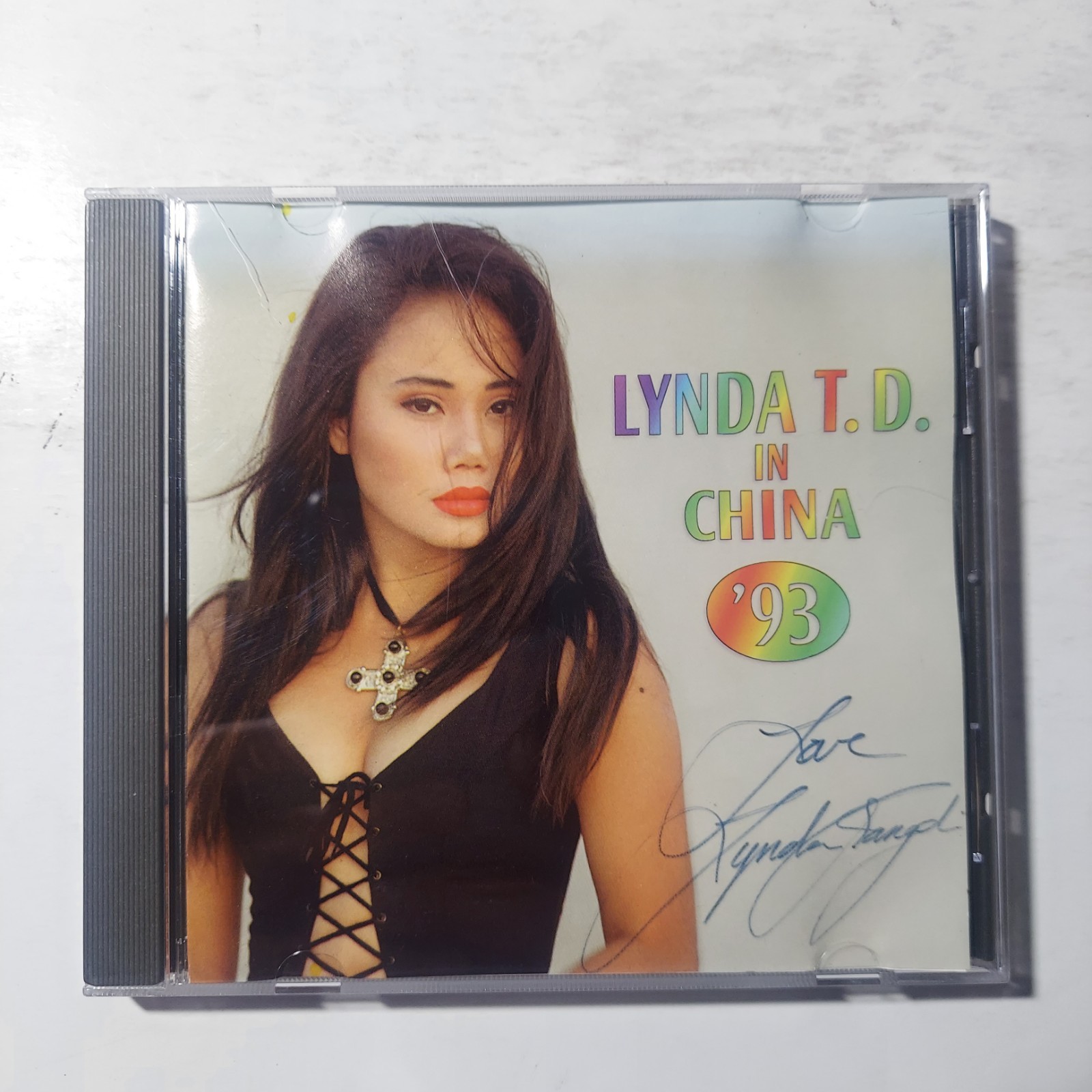 Lynda Trang Dai: Lynda In China '93 MUSIC AUDIO CD vietnamese pop Viet Signed