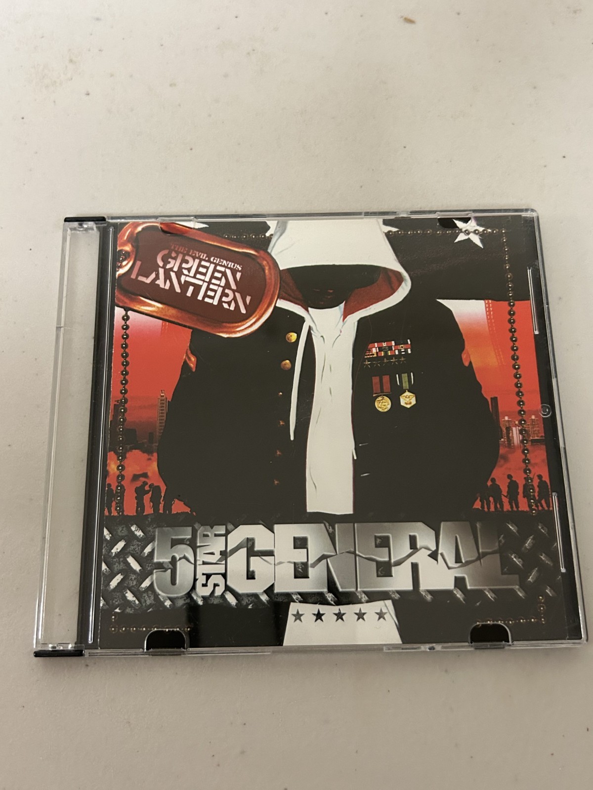 DJ GREEN LANTERN 5 STAR GENERAL MIXTAPE MIX CD PROMO 2005
