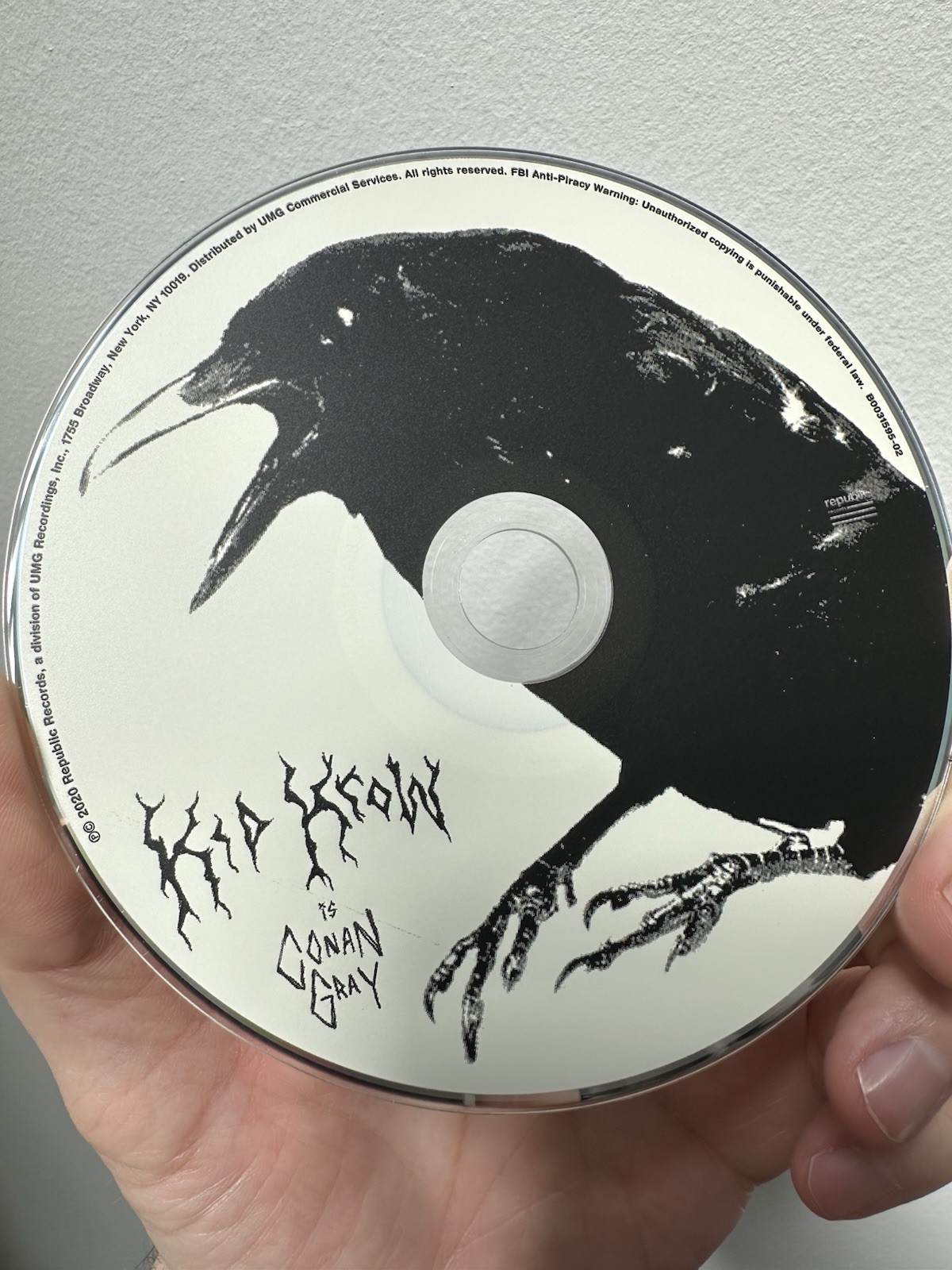 Conan Gray Kid Krow Album CD Parental Advisory 2020 Republic Records