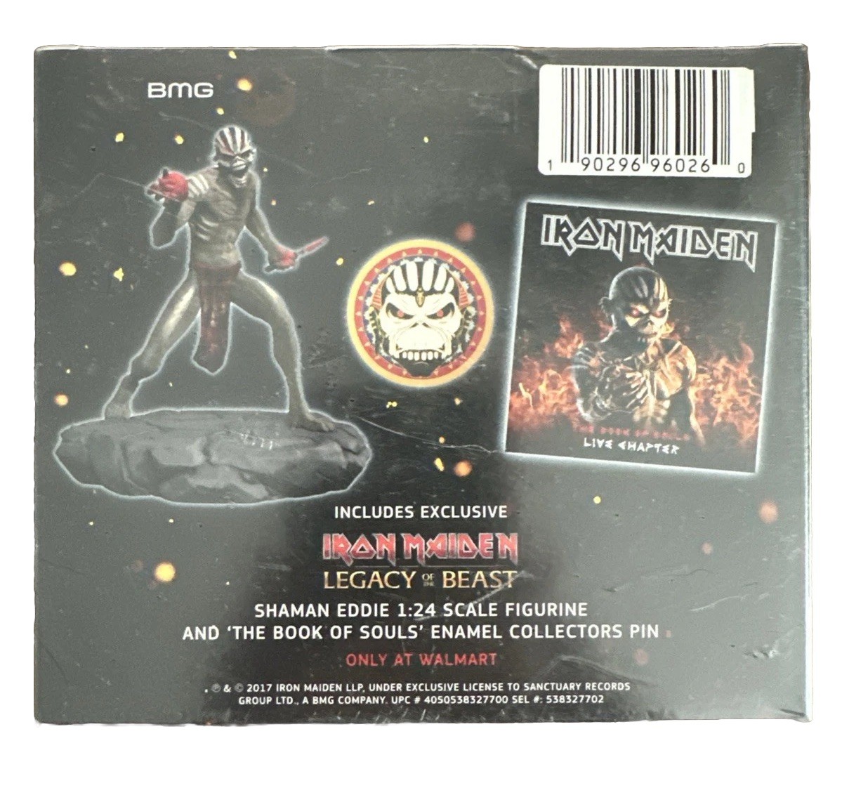 IRON MAIDEN The Book of Souls The Live Chapter - 2 CDs & Figurine 2017