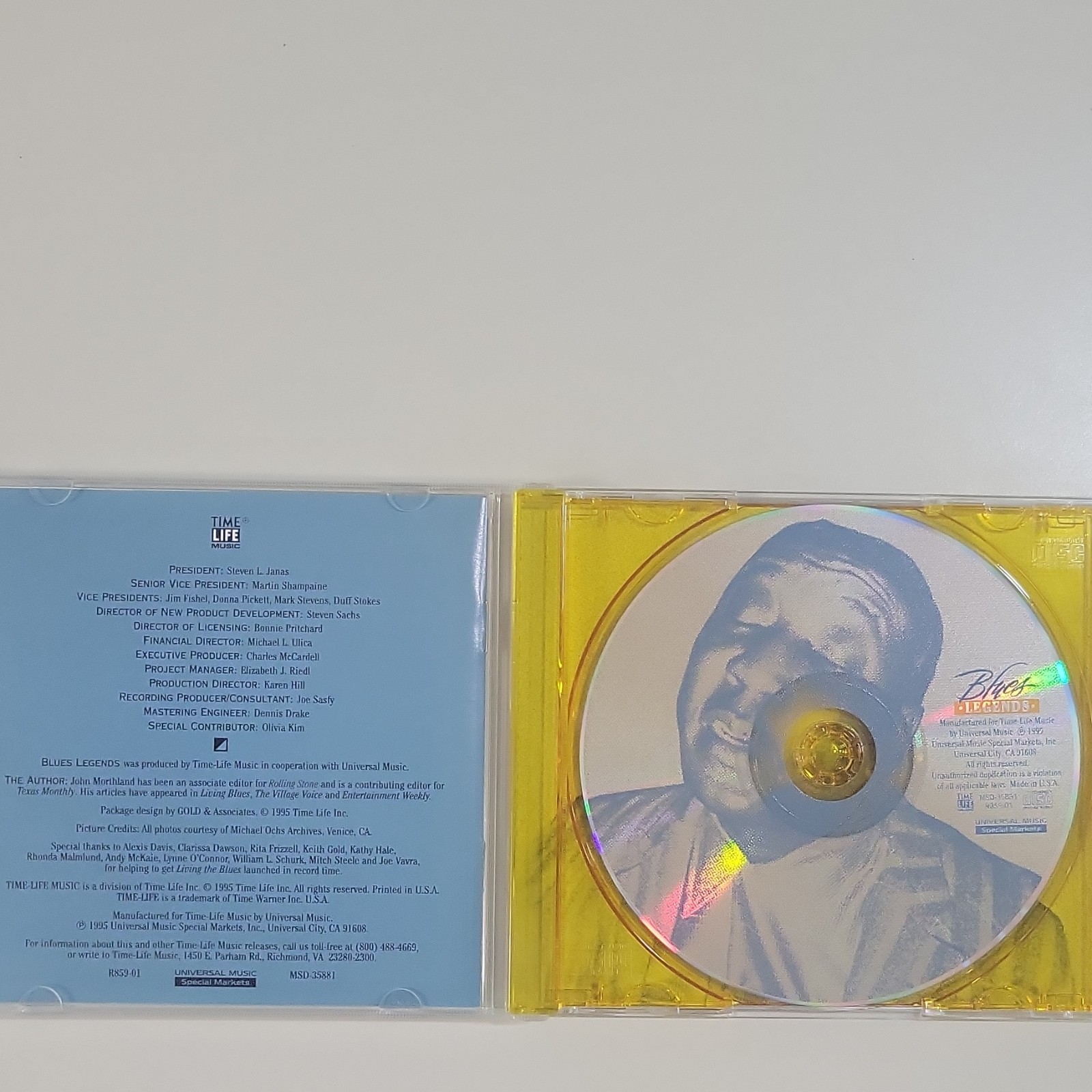 Time-Life Music Various Living the Blues CD 1995 Blues R859-01 MSD 30581
