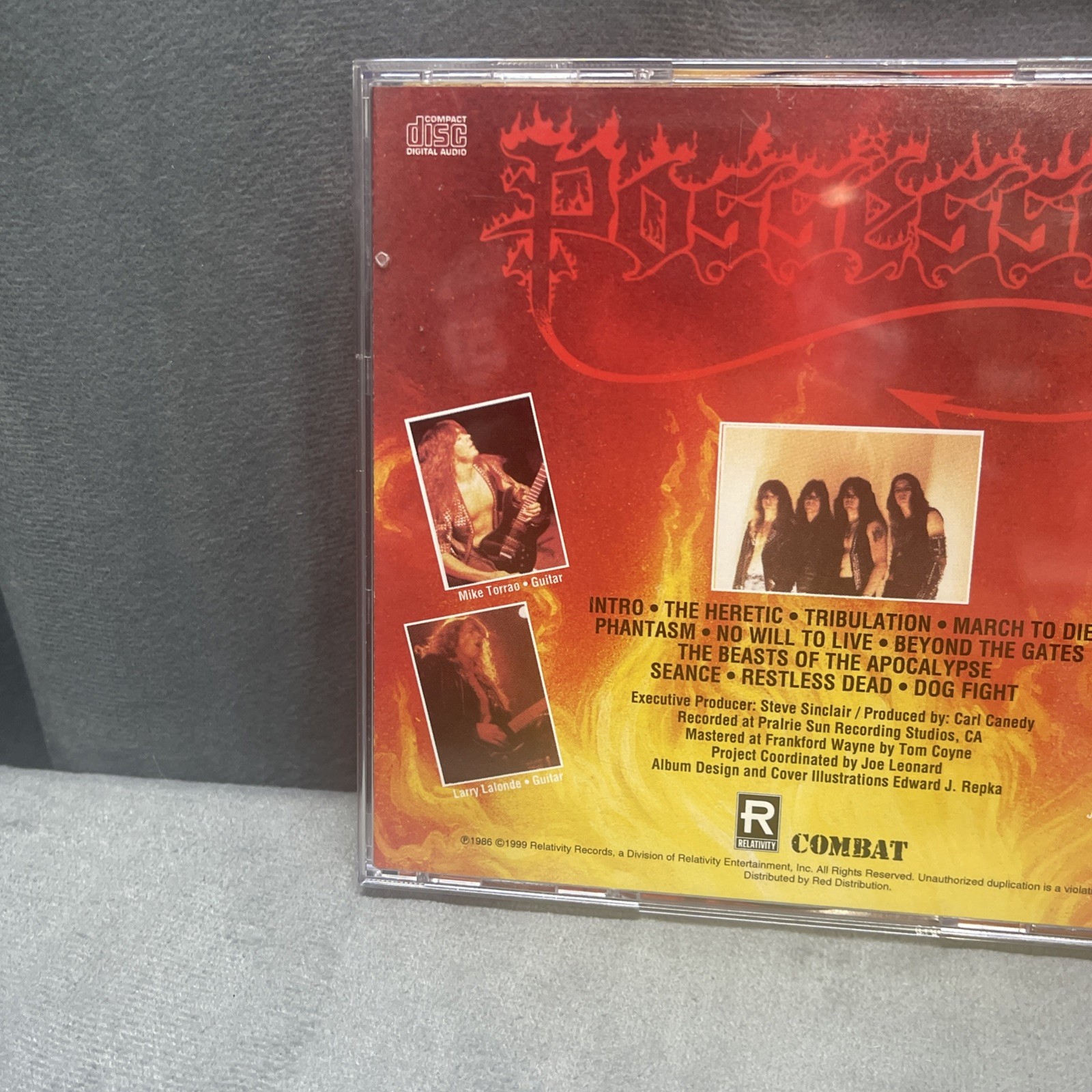 Possessed Beyond The Gates CD Thrash Speed Metal Reissue & Remaster