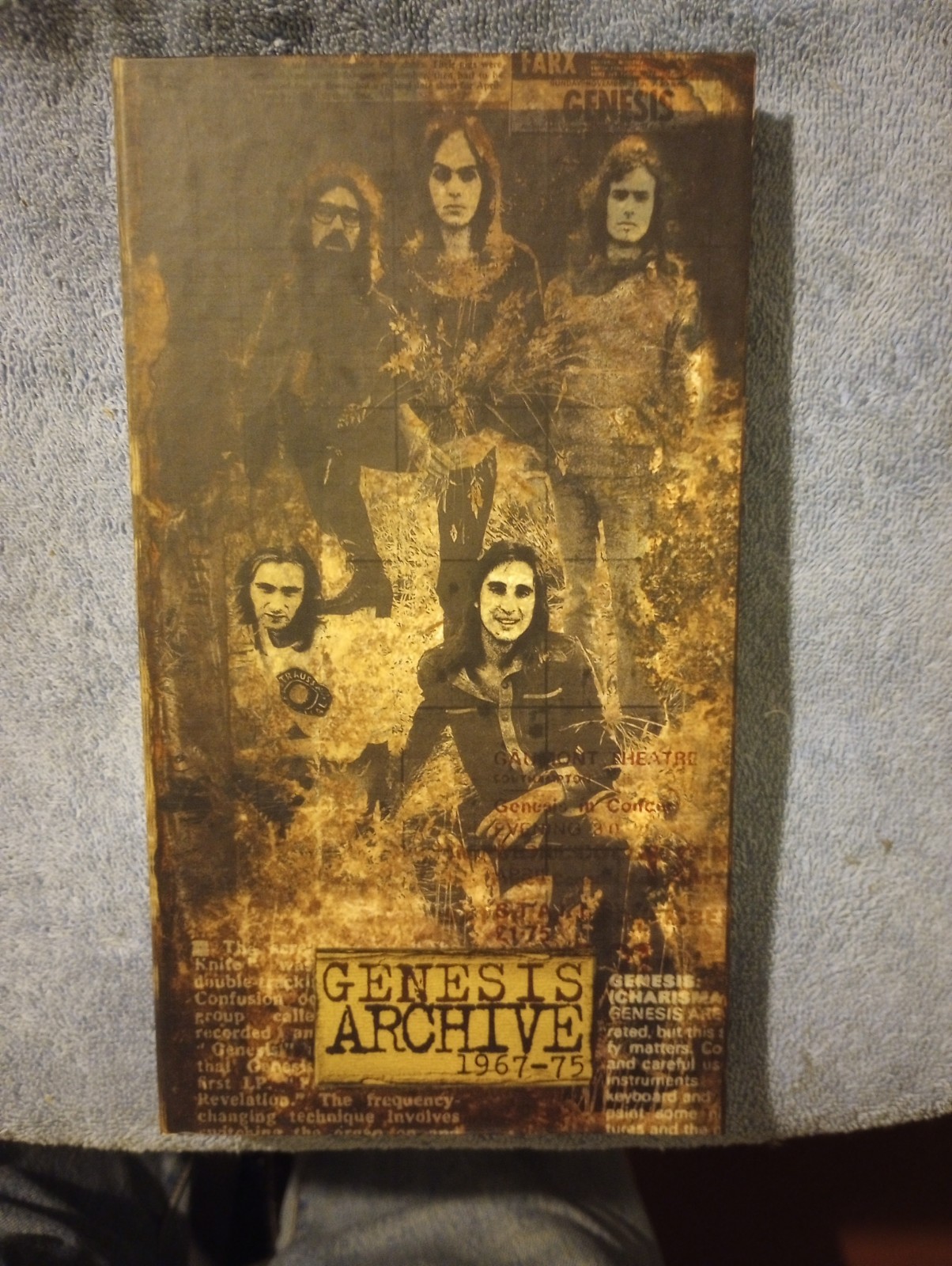 Genesis Archive Vol. 1: 1967-1975 4-CD Box Set 1998 Peter Gabriel Phil Collins
