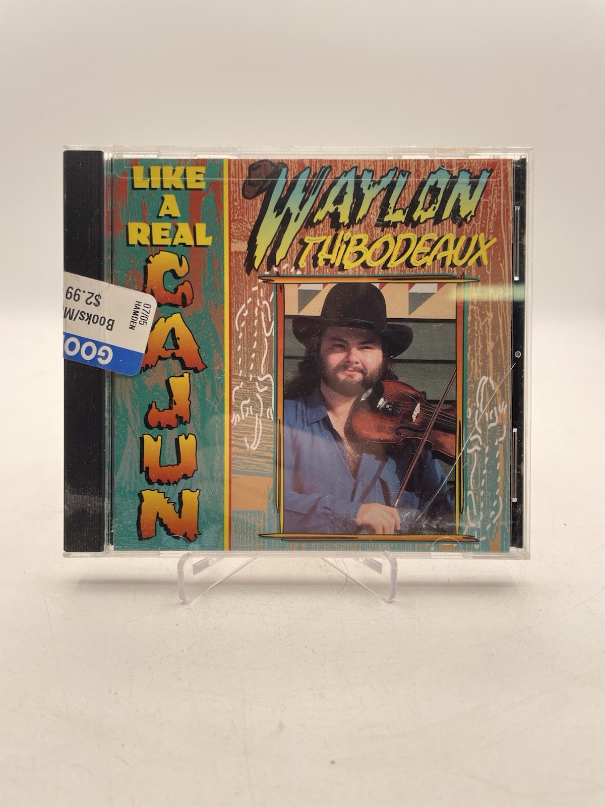 Like a Real Cajun by Waylon Thibodeaux CD 1995 Mardi Gras Records Zydeco Blues
