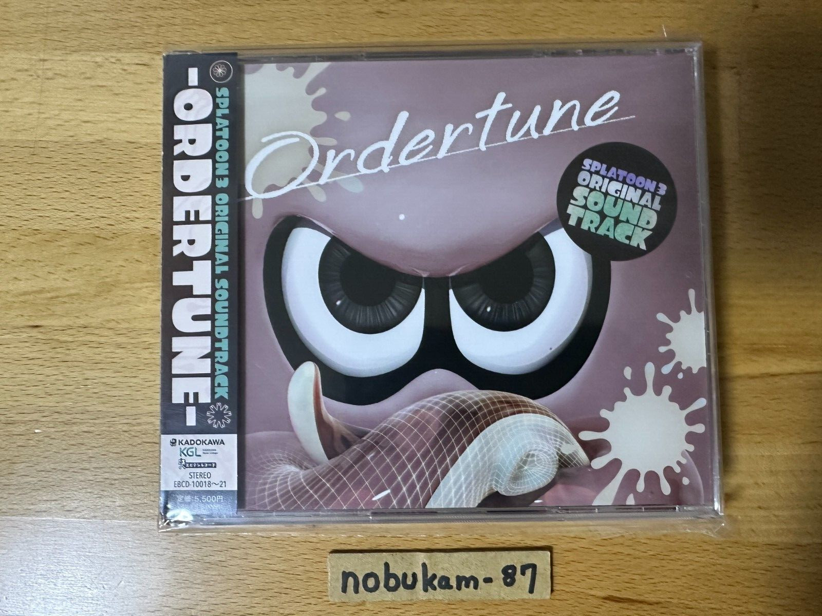 Splatoon3 ORIGINAL SOUNDTRACK Ordertune 4CD Game Music OST