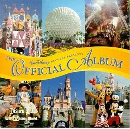 WALT DISNEY : OFFICIAL ALBUM (CD) DISC + FRONT & BACK CVR ART - NO CASE - LN
