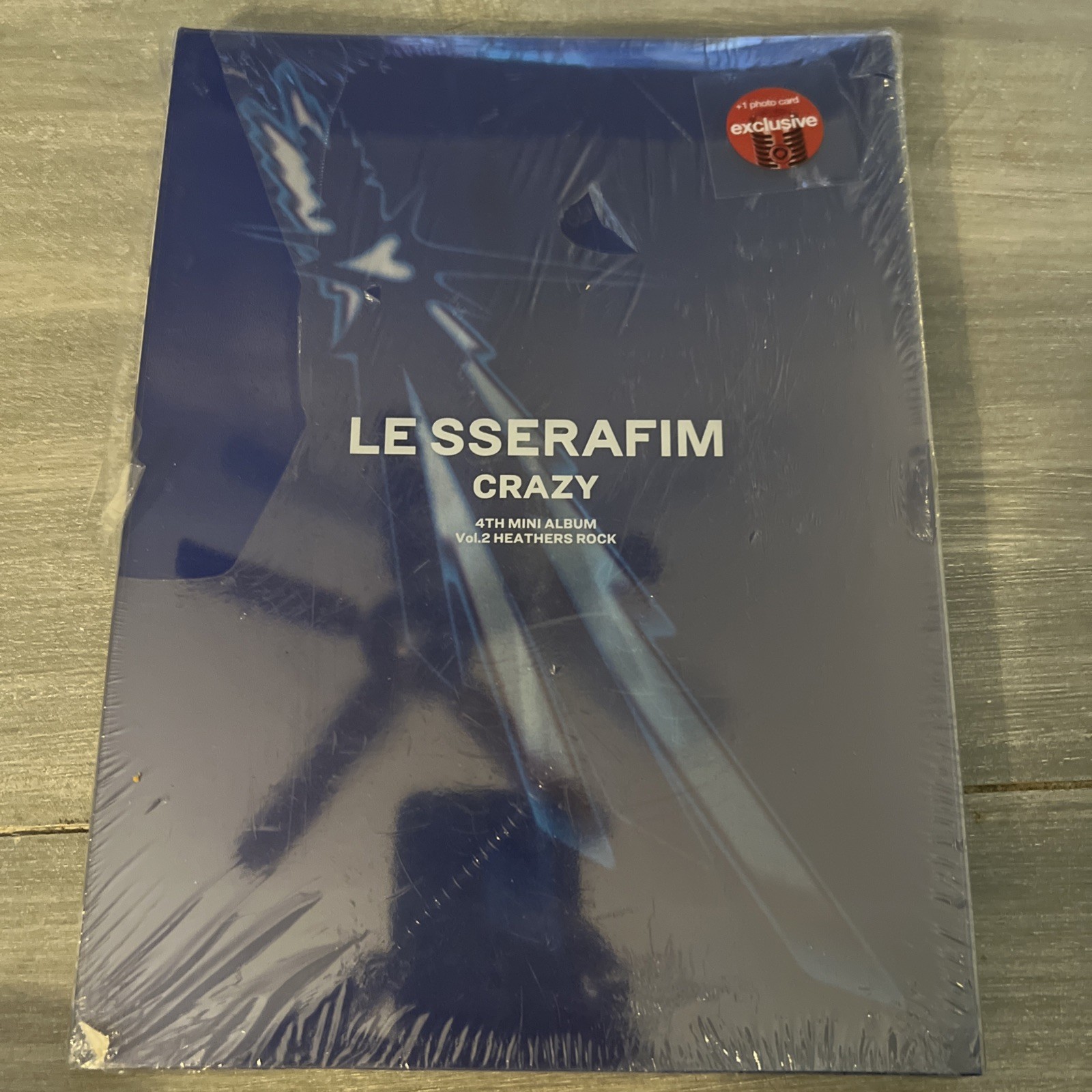 LE SSERAFIM Crazy 4th Mini Album Vol 2 Heathers Rock New & Sealed Target Exclusi