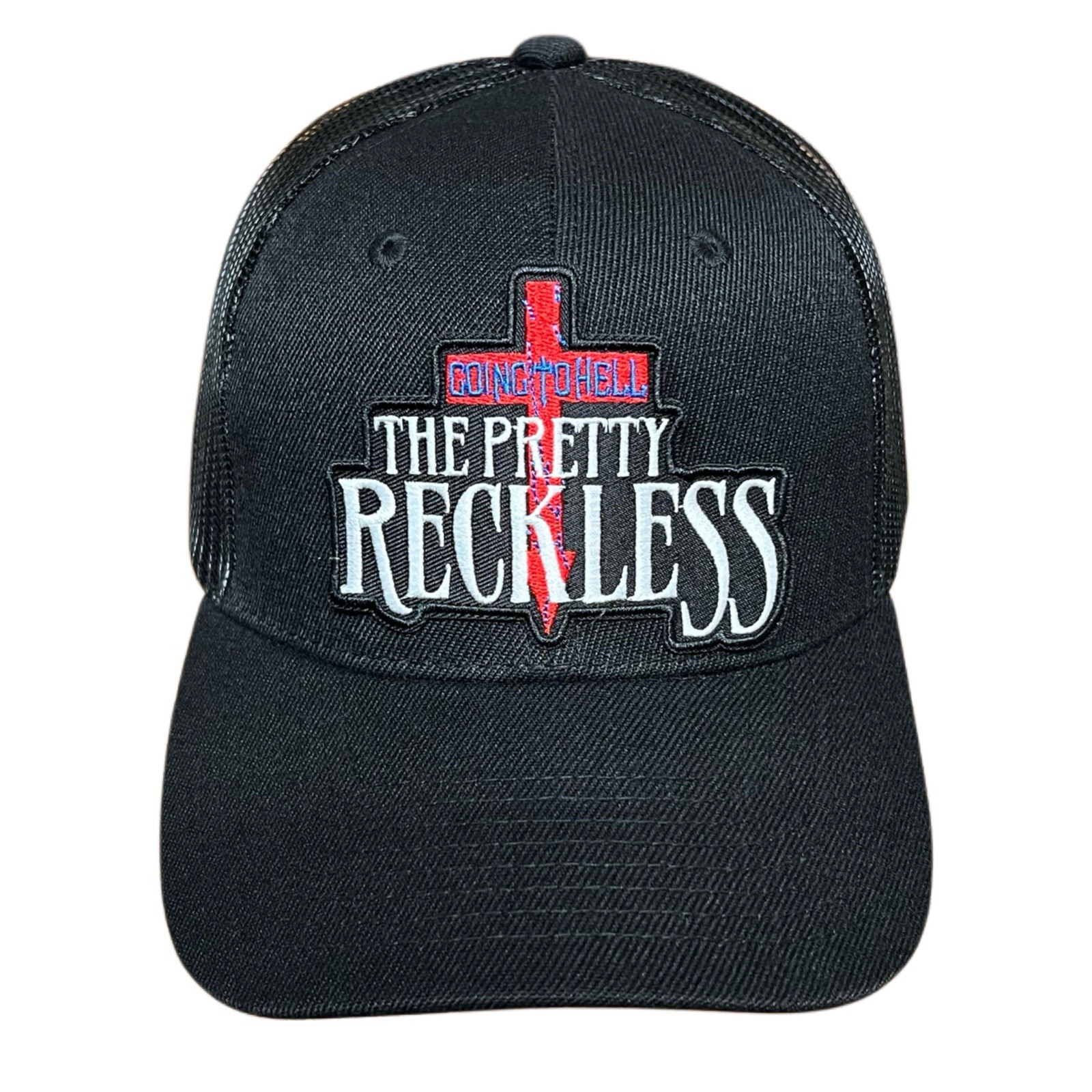 THE PRETTY RECKLESS 🇬🇧 EMBROIDERY TRUCKER HAT ❤️SNAPBACK CAP 🇺🇸