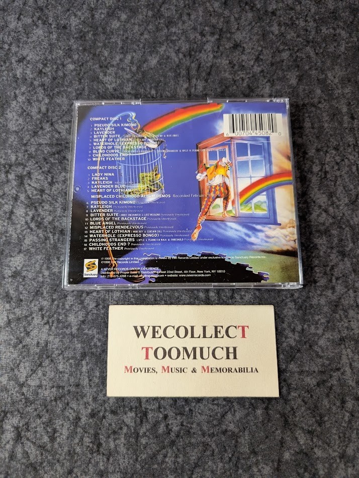 Marillion Misplaced Childhood 1985 CD 1998 Sanctuary 2 Disc Edition 27 Tracks :)