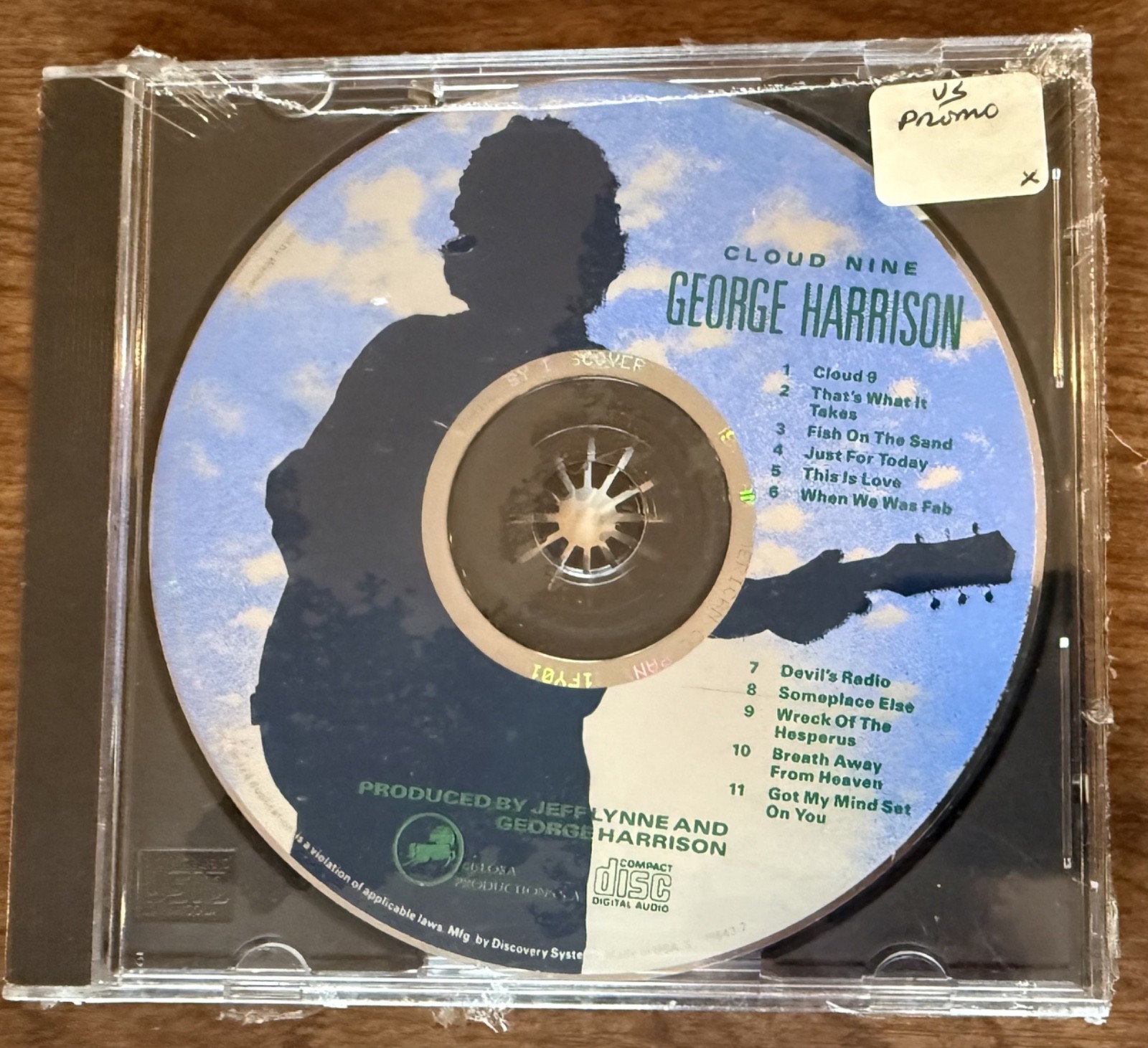 GEORGE HARRISON Cloud Nine 9 PROMO CD Picture Disc New/Sealed