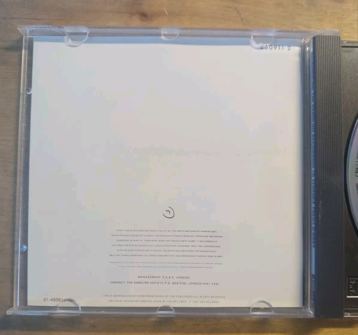 Terence Trent D'Arby Introducing The Hardline According To (CD 1987 CBS) Germany