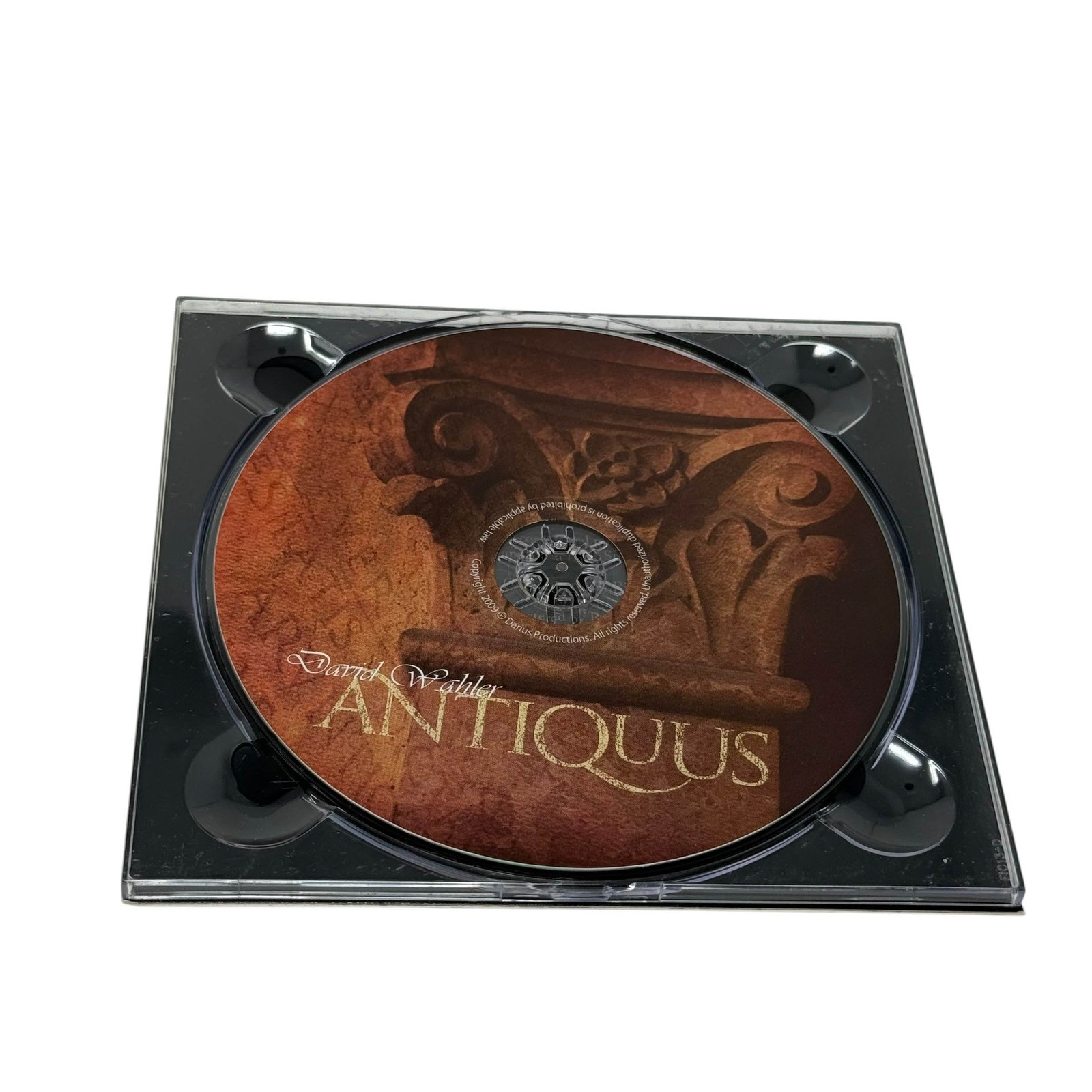David Wahler Antiquus CD Signed Booklet New Age Meditative Music 2009 GOOD